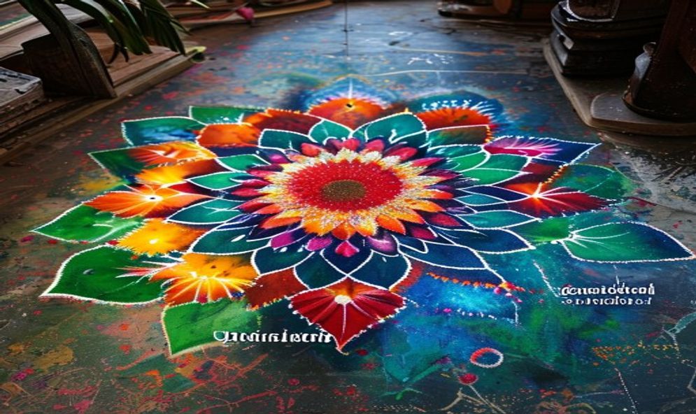Ashadi Ekadashi Rangoli Designs